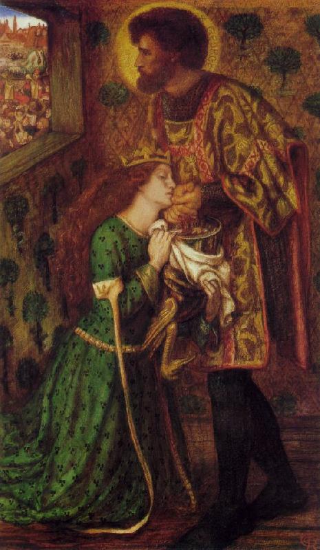 Dante Gabriel Rossetti St. George and the Princess Sabra oil painting image